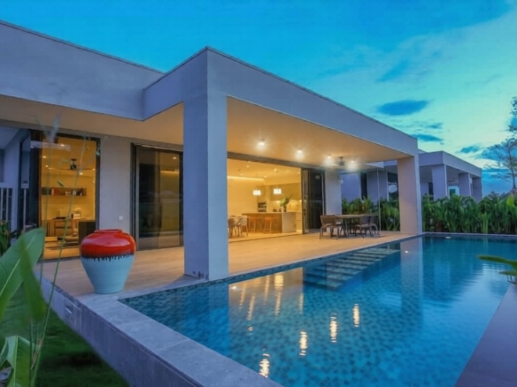 Sansara Luxury Hua Hin Pool Villa For Sale at Black Mountain Golf Course