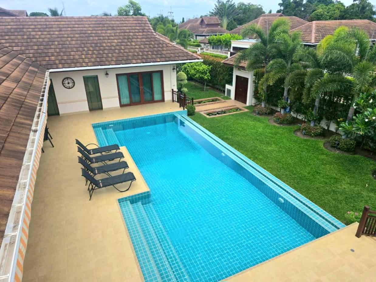 Bali Style Home Hillside Hamlet Elegant Balinese Villa Sale Hua Hin