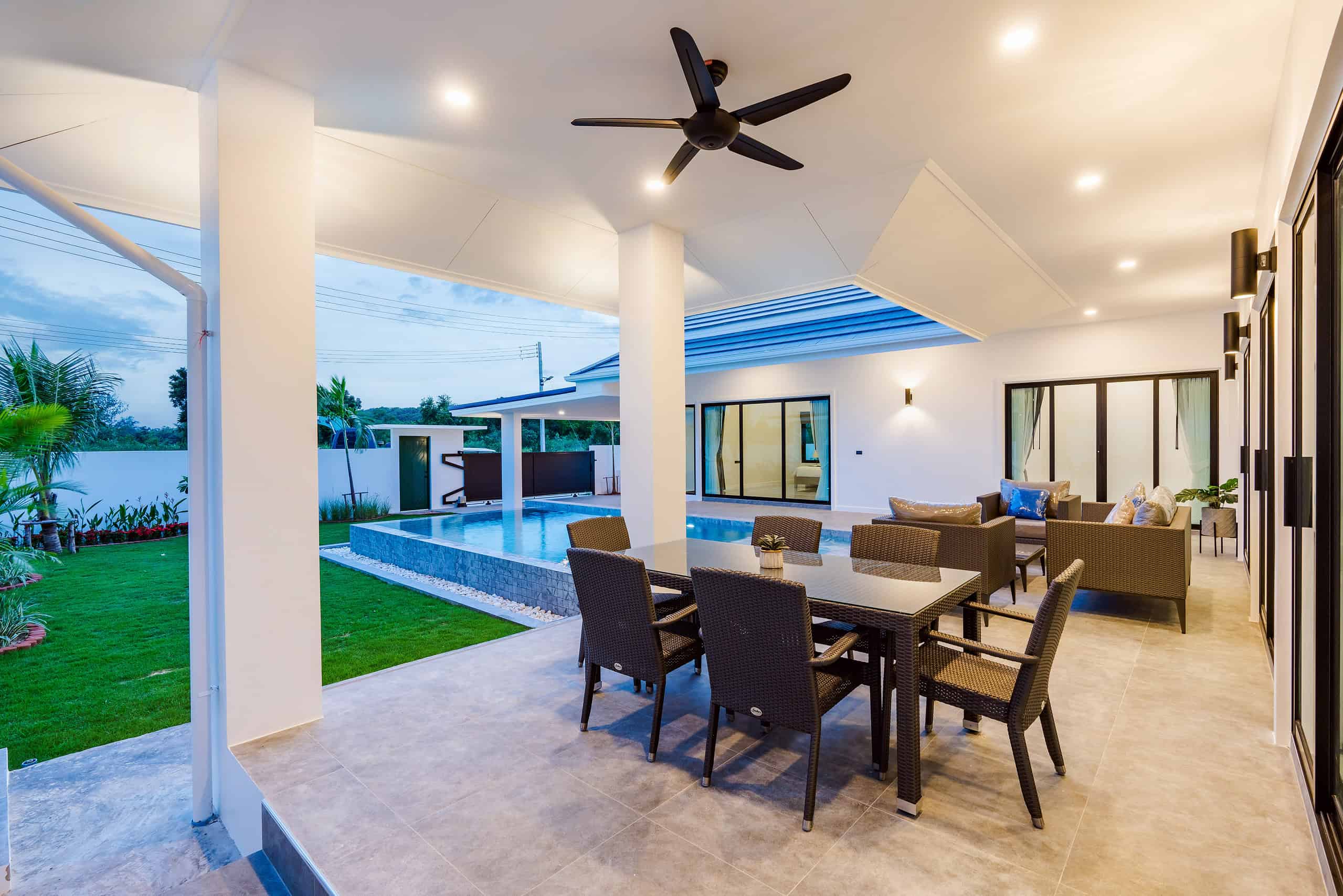 Luxury Pool Botanica Private Thailand Upscale Home Sales Thailand