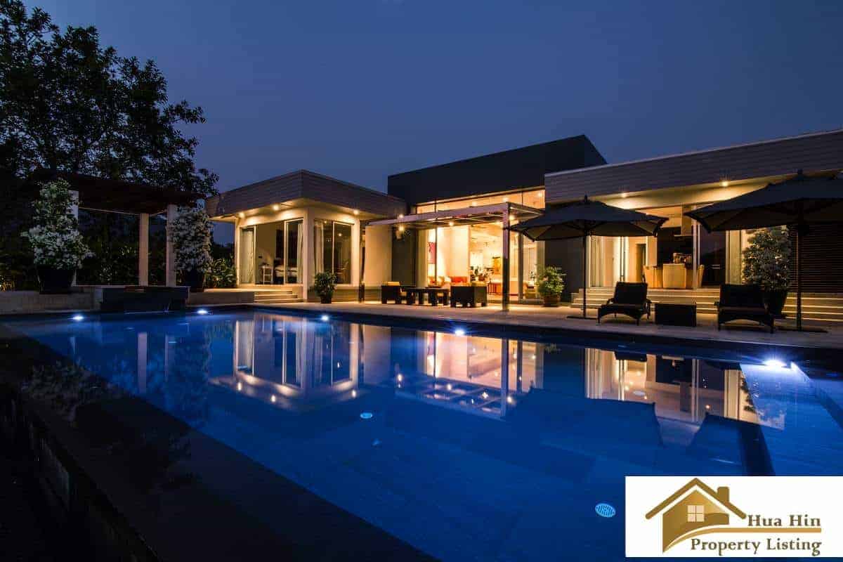 Golf Course Pool Villa Sale Striking Hua Hin Residence Sales Golf Outlook