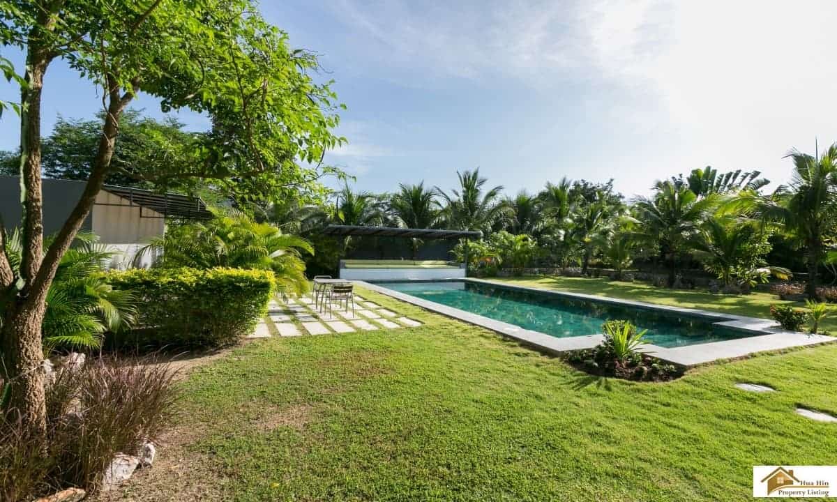 Modern Villa Premium Golf Location Black Mountain Contemporary Hua Hin Home Large Plot Mountain