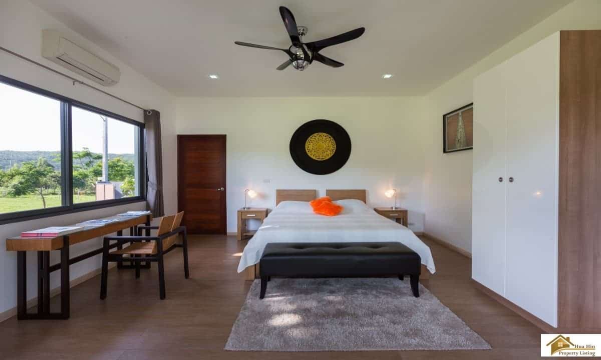 Luxury Property Near Black Mountain Golf Course Upscale Hua Hin Villa Spacious Land Golf Course