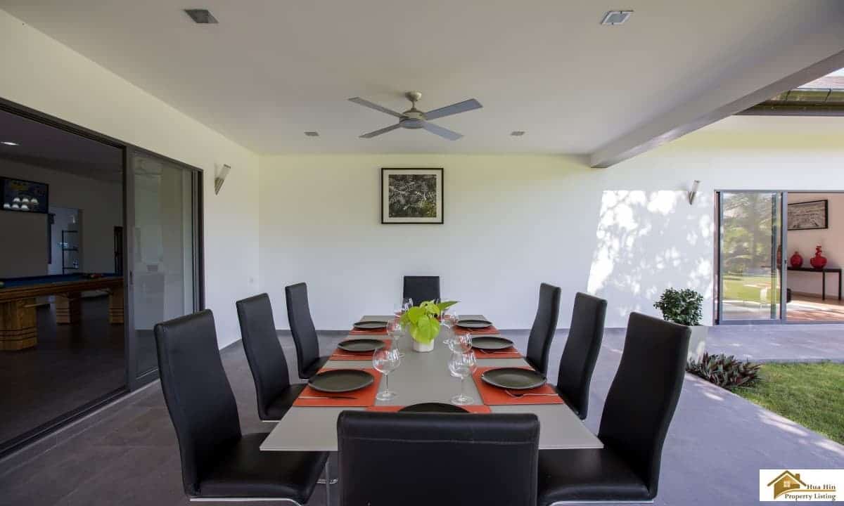 Luxury Villa Black Mountain Golf Course Community Sophisticated Hua Hin Property Ample Land Mountain