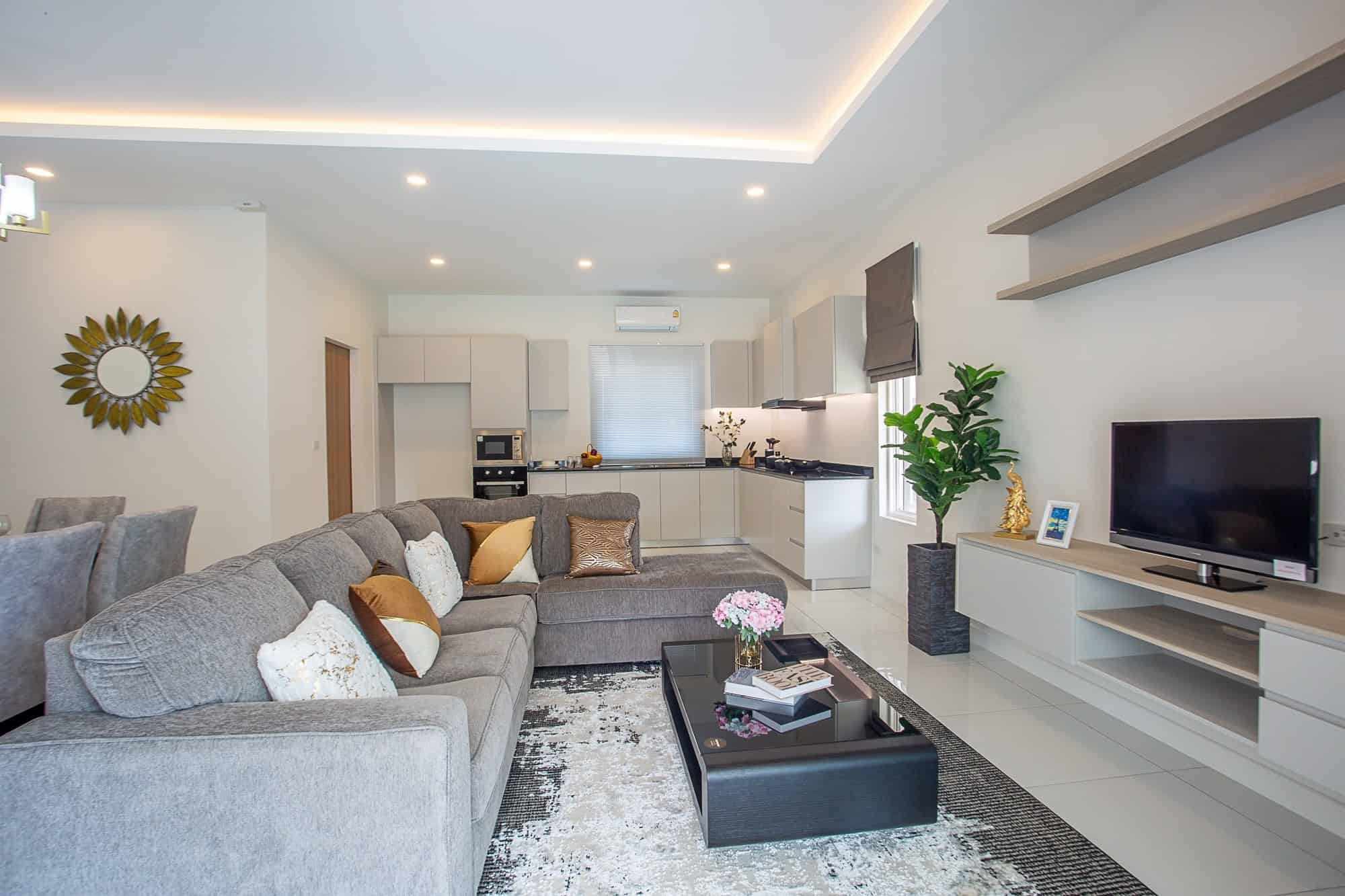 Hua Hin Luxury House Private Swimming Pool Luxurious Grand Hills Sales Property Look