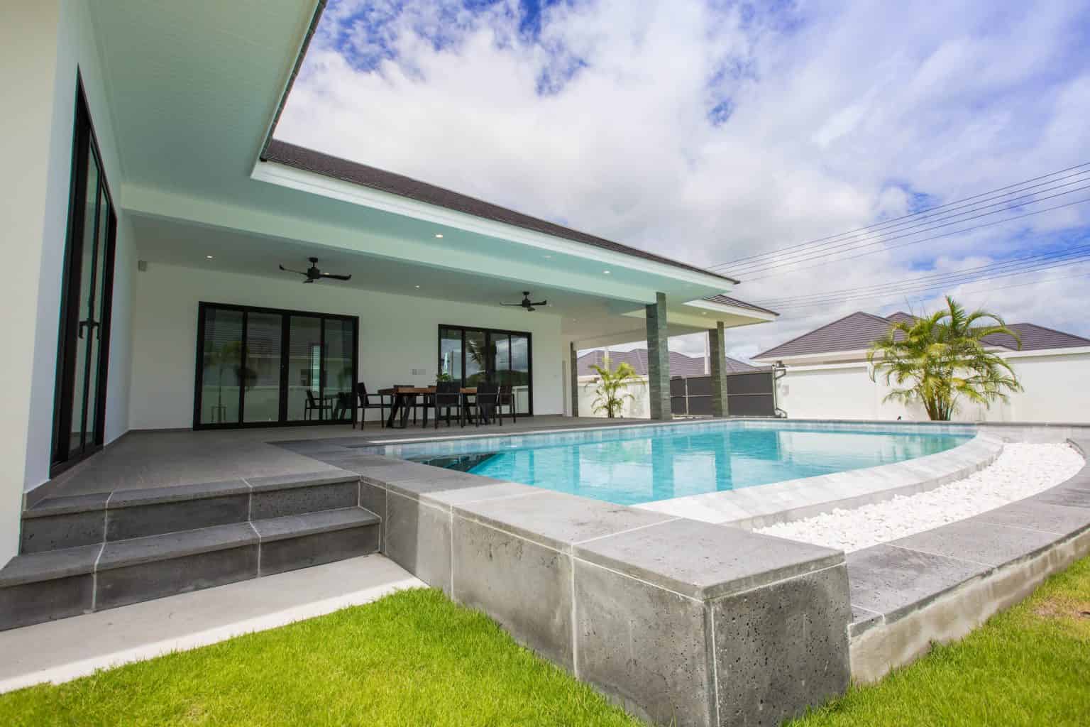 Luxury Villa Pool Highland Golf Black Mountain Splendid Hua Hin Villas Sale Golf View