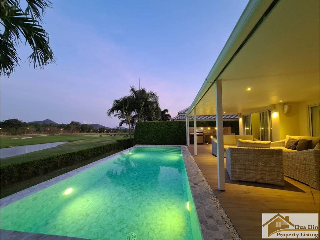 Luxury Three Bedroom Villa Golf Course Views Luxury Villa Sales Hua Hin Golf Course