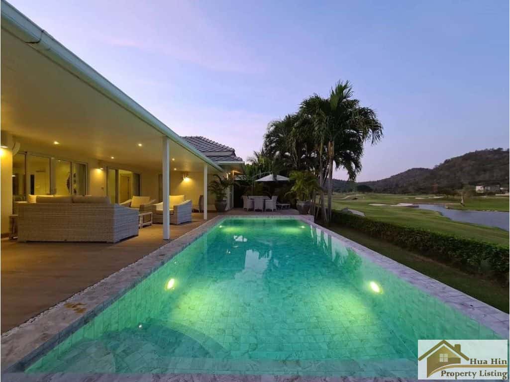 Beautiful Pool Villa Hua Hin Golf Resort Exclusive Villa Sales Black Mountain Area