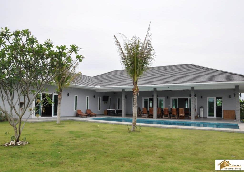 Designer Villa Hua Hin Private Gated Community Elegant Property Sales Hua Hin Scene