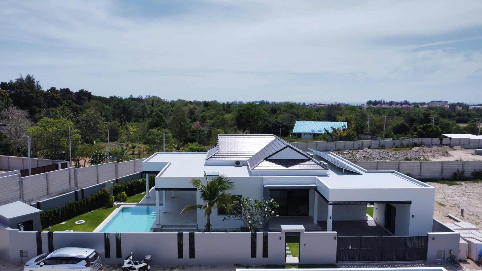 Mountain View Luxury Pool Villa Modern Villa Sales Scenic Beauty