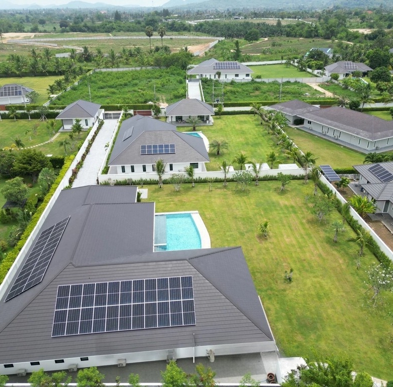 Luxury Parkland Villa Sales View