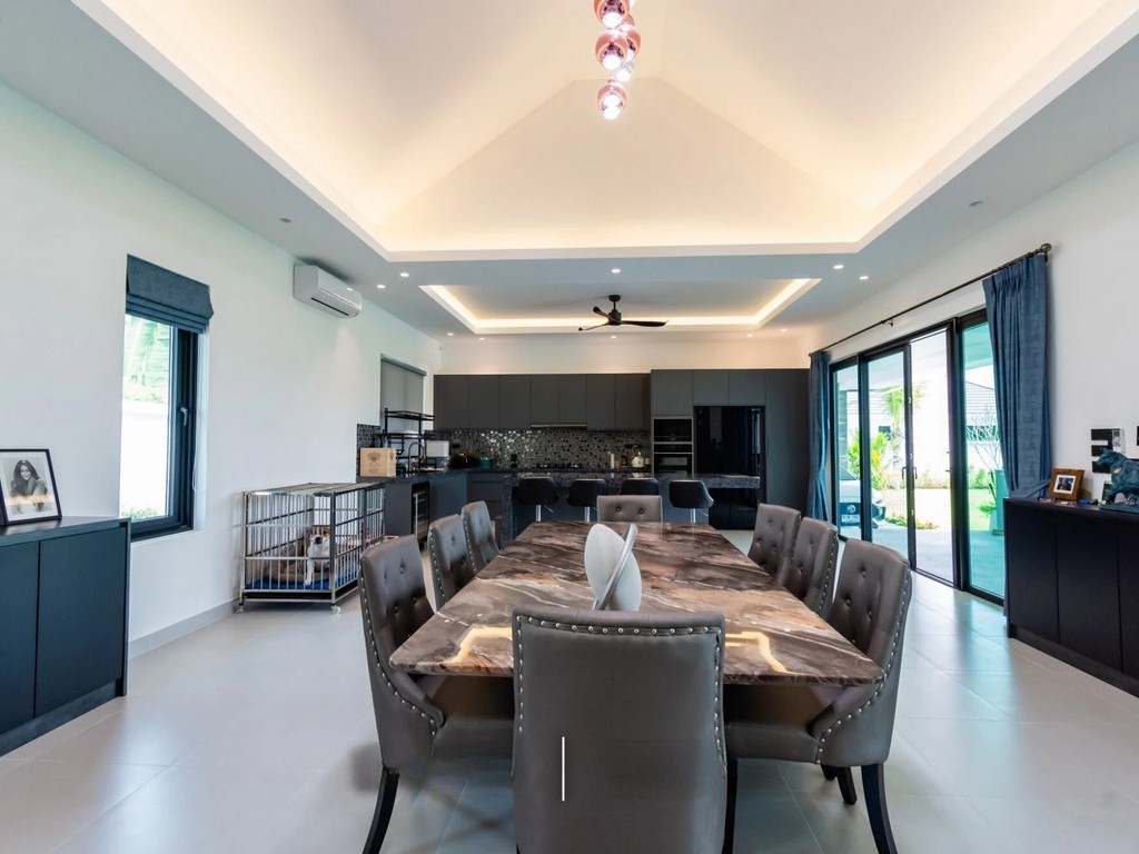 Pool Villa Outdoor Terrace Covered Seating Hua Hin Paradise Sales Visual