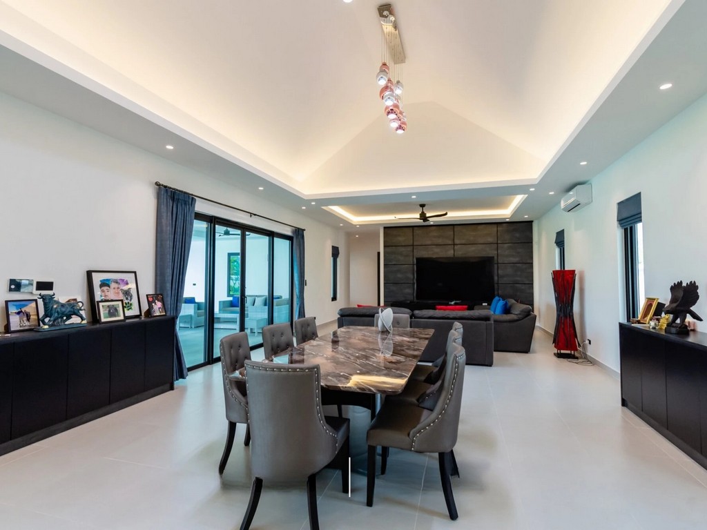 Hua Hin Villa Private Swimming Pool Deck Spacious Property Sales Portrait